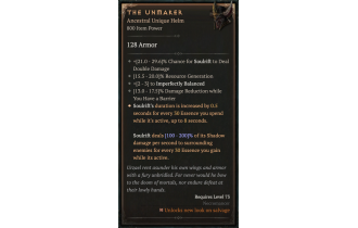 The Unmaker [ ⭐️ Affix: HIGH ROLL]