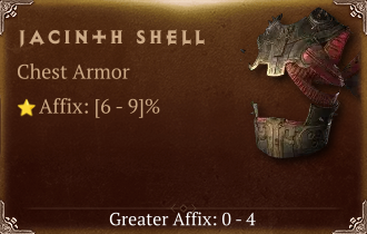 Jacinth Shell [ ⭐️ Affix: HIGH ROLL]