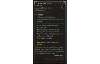 Scorn of the Earth [ ⭐️ Affix: HIGH ROLL]