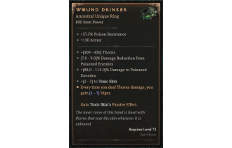 Wound Drinker [ ⭐️ Affix: HIGH ROLL]