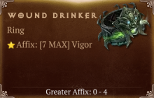 Wound Drinker [ ⭐️ Affix: MAX ROLL]