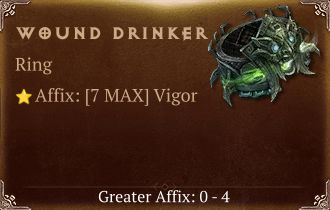 Wound Drinker [ ⭐️ Affix: MAX ROLL]