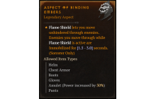 Aspect of Binding Embers [Max Roll]