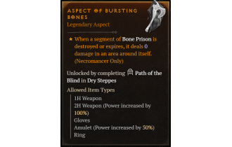 Aspect of Bursting Bones [Max Roll]