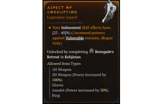 Aspect of Corruption [Max Roll]