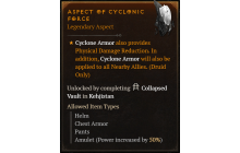 Aspect of Cyclonic Force [Max Roll]