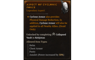 Aspect of Cyclonic Force [Max Roll]