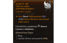 Aspect of Vocalized Empowerment [Max Roll]