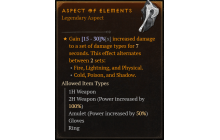 Aspect of Elements [Max Roll]