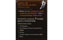 Aspect of Encircling Blades [Max Roll]