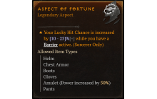 Aspect of Fortune [Max Roll]