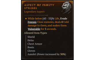 Aspect of Frosty Strides [Max Roll]