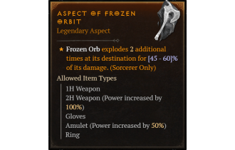 Aspect of Frozen Orbit [Max Roll]