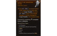 Aspect of Grasping Veins [Max Roll]