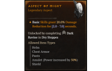 Aspect of Might [Max Roll]