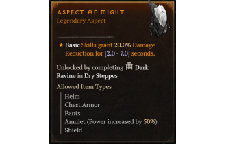 Aspect of Might [Max Roll]