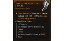 Aspect of Pestilent Points [Max Roll]