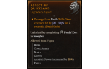 Aspect of Quicksand [Max Roll]