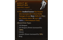 Aspect of Serration [Max Roll]