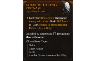 Aspect of Siphoned Victuals [Max Roll]