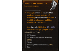 Aspect of Surprise [Max Roll]