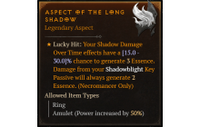 Aspect of the Long Shadow [Max Roll]