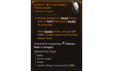 Aspect of Uncanny Treachery [Max Roll]