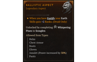 Ballistic Aspect [Max Roll]