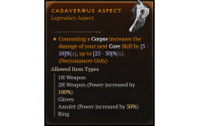 Cadaverous Aspect [Max Roll]