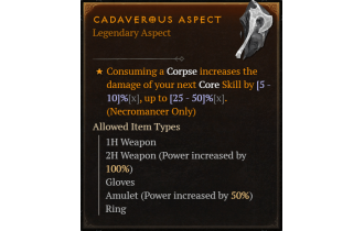 Cadaverous Aspect [Max Roll]