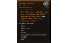 Coldbringer's Aspect [Max Roll]