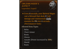 Coldbringer's Aspect [Max Roll]