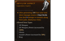 Devilish Aspect [Max Roll]