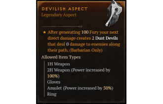 Devilish Aspect [Max Roll]