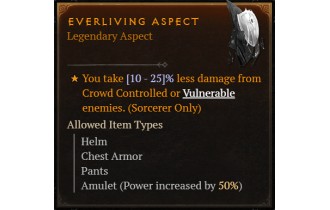 Everliving Aspect [Max Roll]