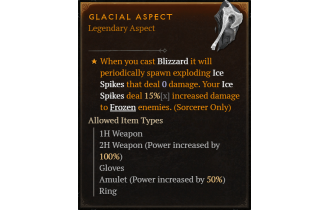 Glacial Aspect [Max Roll]