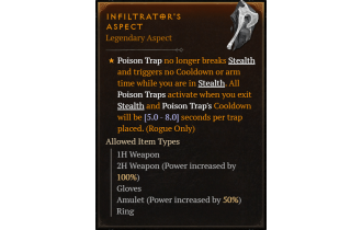 Infiltrator's Aspect [Max Roll]