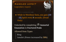 Mangled Aspect [Max Roll]