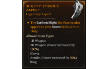 Mighty Storm's Aspect [Max Roll]