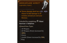 Needleflare Aspect [Max Roll]