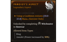 Prodigy's Aspect [Max Roll]