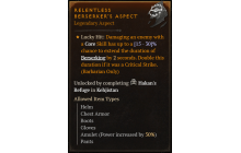 Relentless Berserker's Aspect [Max Roll]