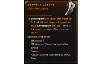 Rotting Aspect [Max Roll]