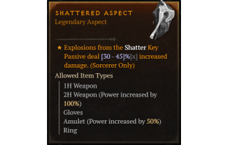 Shattered Aspect [Max Roll]