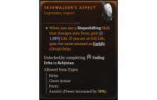 Skinwalker's Aspect [Max Roll]