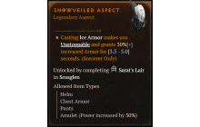 Snowveiled Aspect [Max Roll]