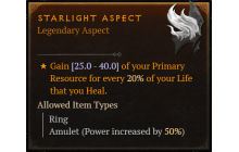 Starlight Aspect [Max Roll]