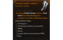 Windlasher Aspect [Max Roll]