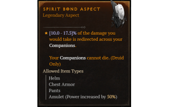 Spirit Bond Aspect [Max Roll]