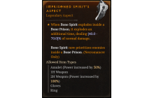 Imprisoned Spirit's Aspect [Max Roll]